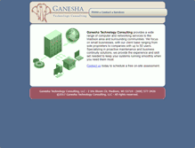 Tablet Screenshot of ganeshallc.com